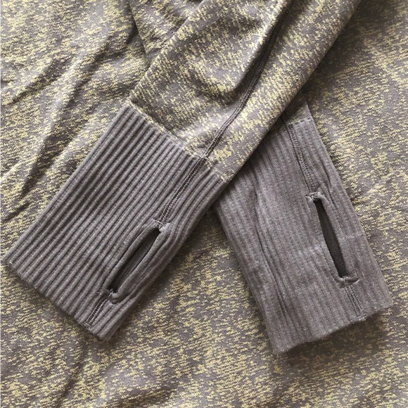 Lululemon Rest Less 1/2 Zip Long Sleeve Top in Black Armory - Picture 8 of 10